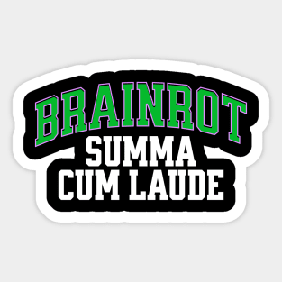 BRAINROT Brain Rot, The Word of the Year design Sticker